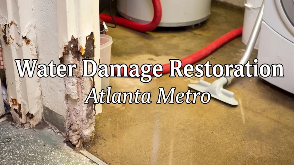 Water Damage Restoration Services Atlanta's Trusted 247 Emergency Response Team
