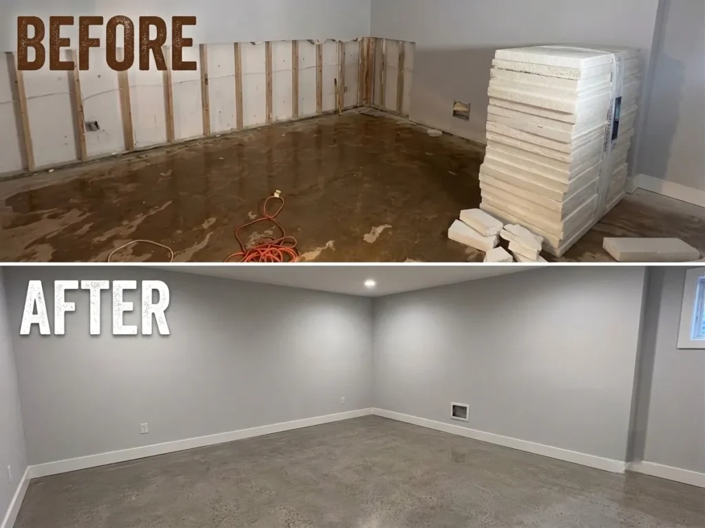 Home Remediation Companies Atlanta Air Drop Before and After