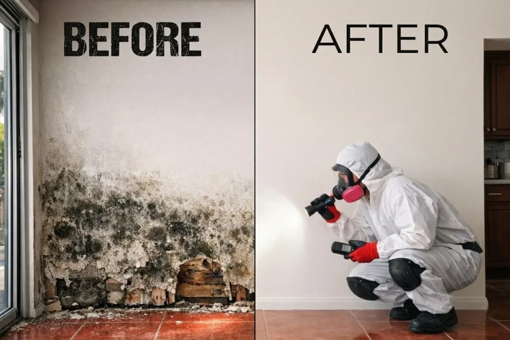 Mould Remediation Services Atlanta Before and Atlanta