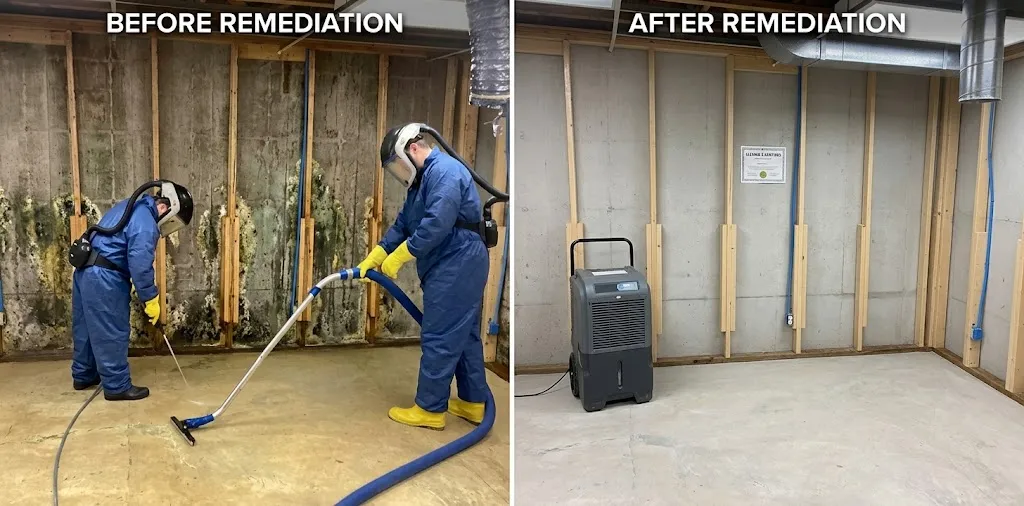 Water Damage Companies Stone Mountain Ga Before and After Picture