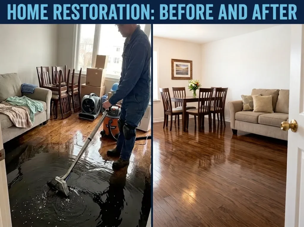 Water Remediation Stone Mountain Ga Before and After