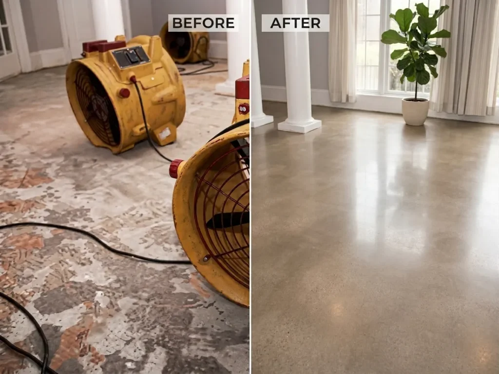 Water Removal Services Stone Mountain Ga Before and After