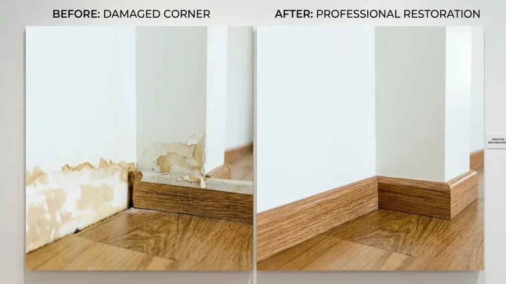 Water Damage Repairs Lawrenceville Georgia before and After 1