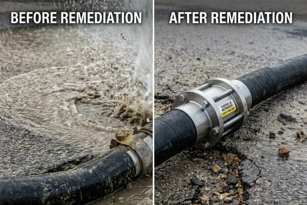 Emergency Plumber for Water Damage in Atlanta Metro Before and after remediation